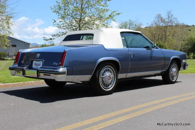 1984 cadillac eldorado biarritz convertable