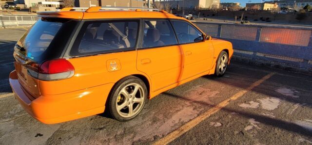 1994 subaru legacy orange gt / spec b
