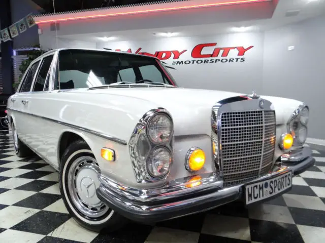 1971 mercedes benz 280se w108 sedan 1 owner only 91k 2.8 f.i a/c original books!