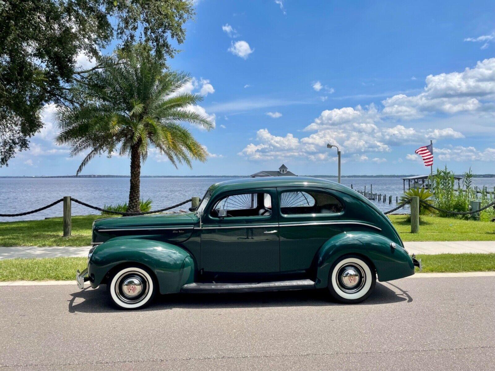 1940 ford other 239ci v8 engine green