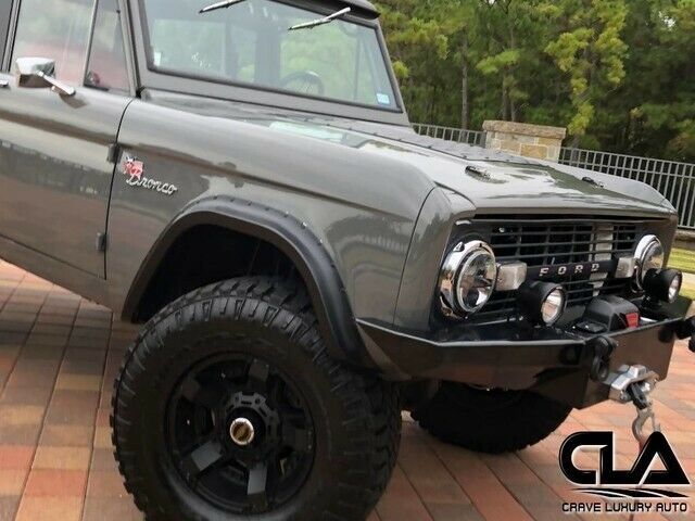 1974 ford bronco suv automatic gray