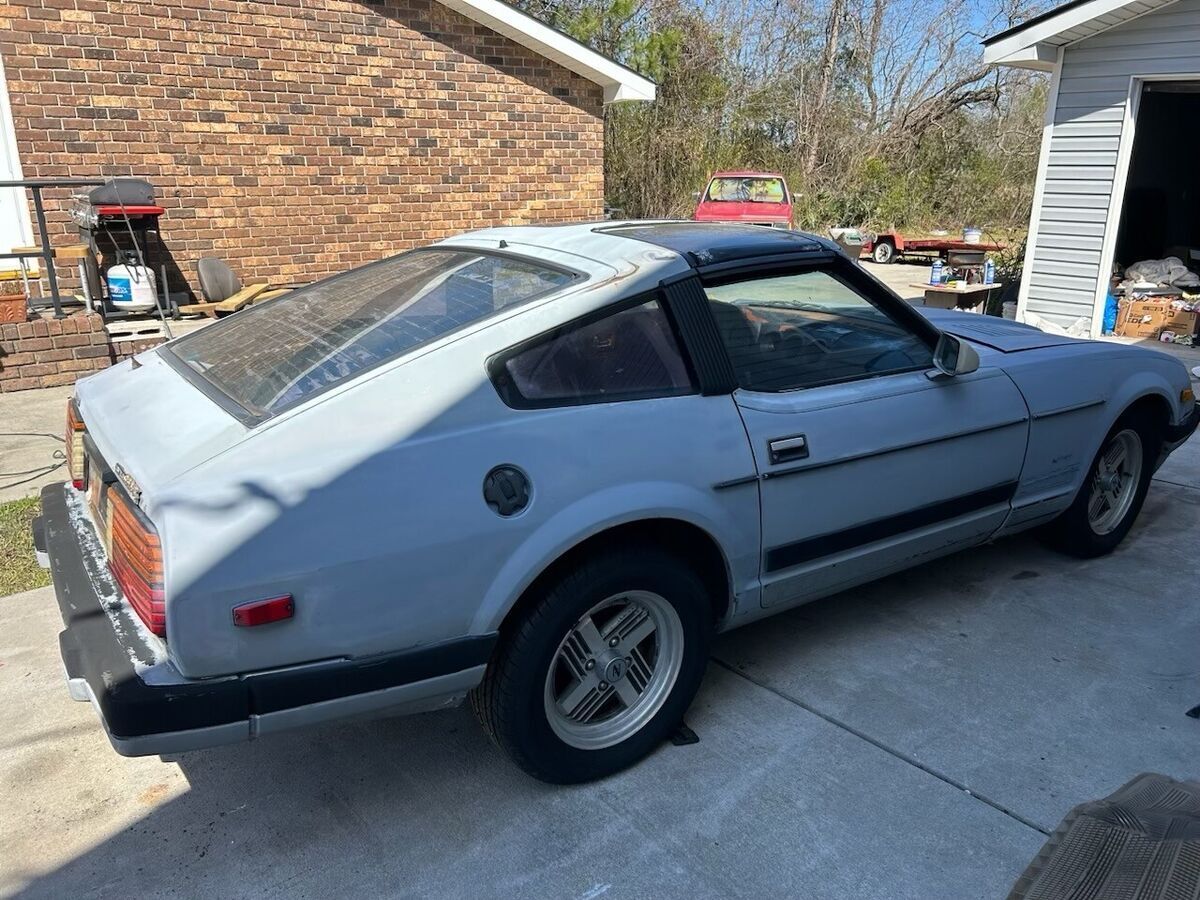 1983 nissan 280zx grey rwd automatic
