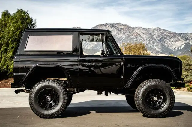 1970 ford bronco / custom restored lifted black / cnc motors upland california