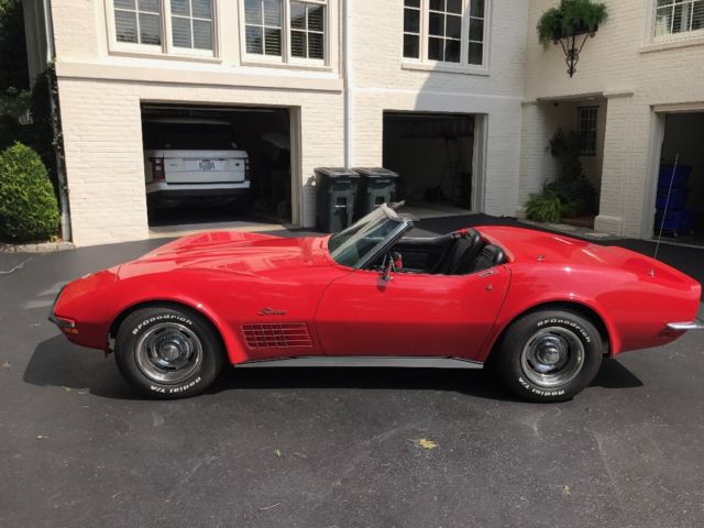 1972 pre owned restored chevrolet corvette 63,500 miles