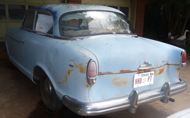 rambler american, 2 door, flat head 6 cyl, 3 speed manual