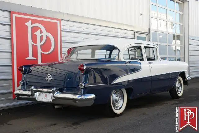 1955 oldsmobile 88, 98,066 miles, bimini blue/polar white - cool driver!