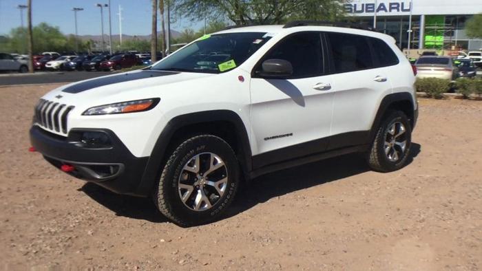 used 2015 jeep cherokee 4wd trailhawk tucson, az 85704 for sale in tucson, arizona
