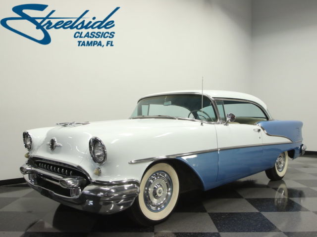 nice & mostly original '55 olds, 324 rocket v8, auto, super solid, clean driver!