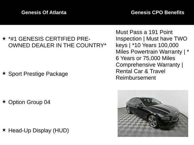 2024 genesis g70 3.3t sport advanced