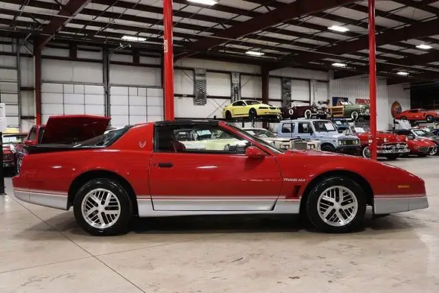 1985 pontiac firebird 78650 miles red coupe 5.0 v8 automatic