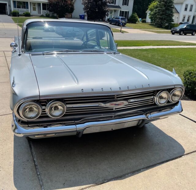1960 chevrolet bel air sedan grey rwd automatic