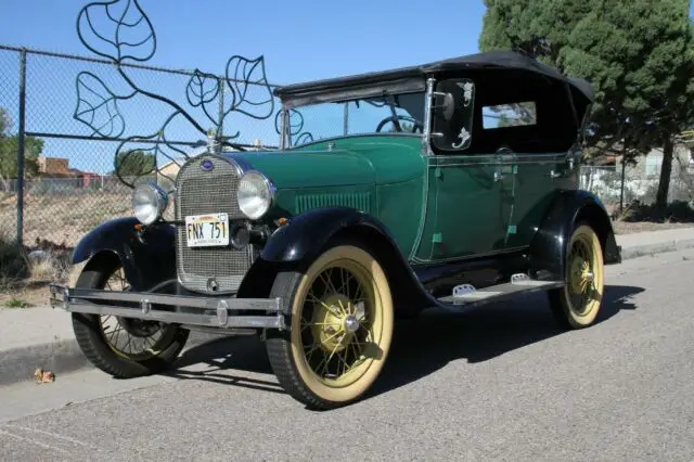 1929 ford model a phaeton 4 door touring car