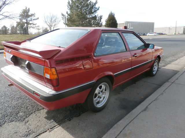 1987 audi gt coupe, solid rust free southern us & colorado car! @ no res!