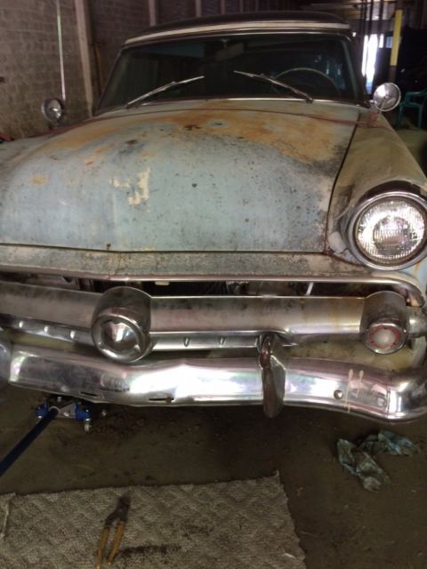 1954 ford skyliner 52 55 57 59 61 53 64 street rod project car barn find imca
