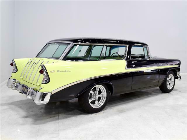 1956 chevrolet nomad bel air 869 miles black and yellow station wagon 350 cubic
