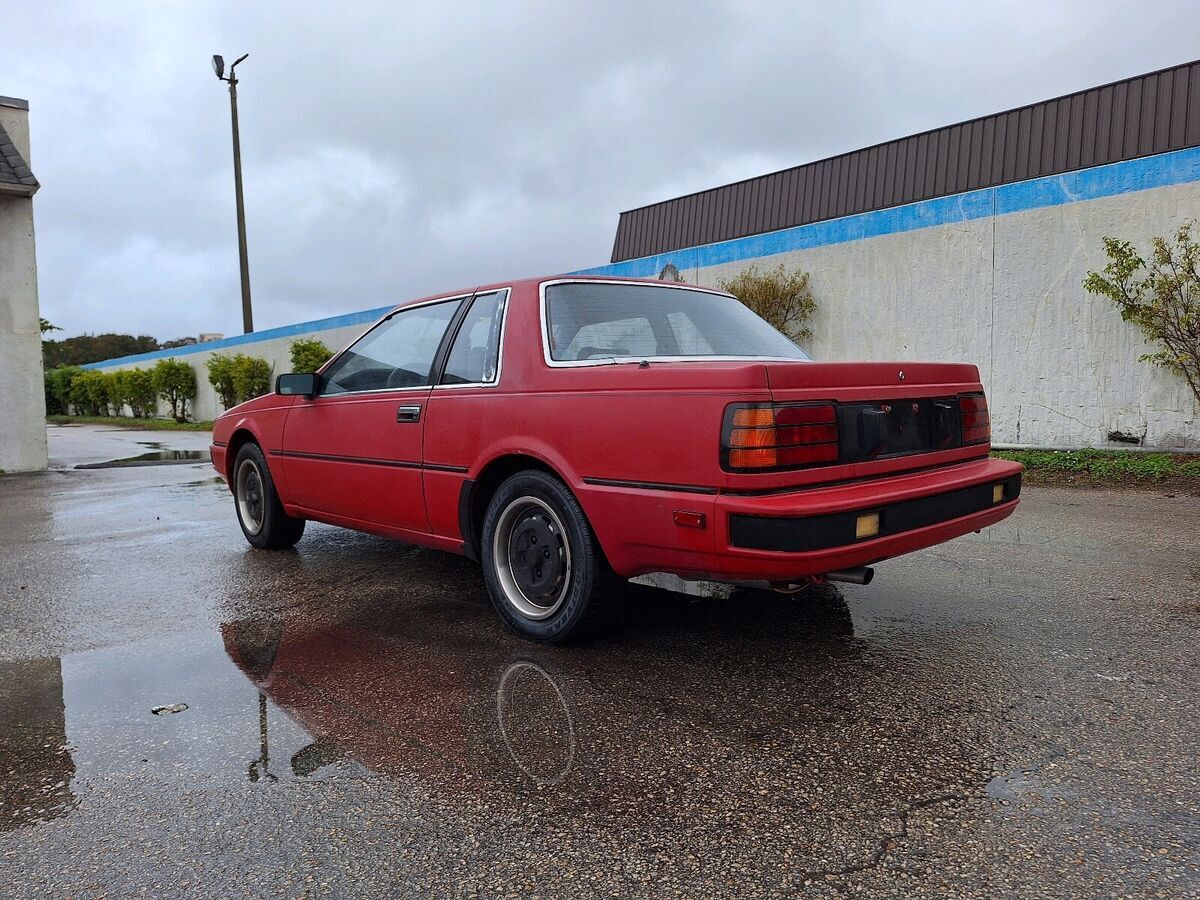 1985 nissan 200sx red rwd manual