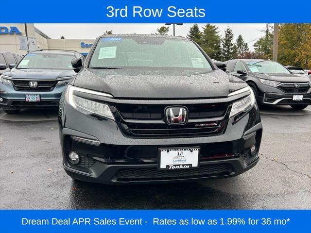 2022 honda pilot awd black edition