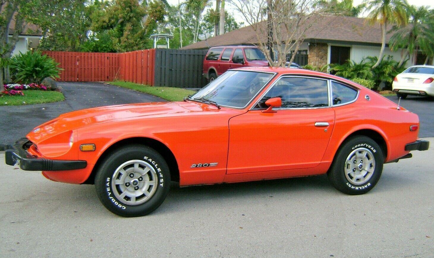 1977 datsun z-series 280z rare sunburst orange original condition