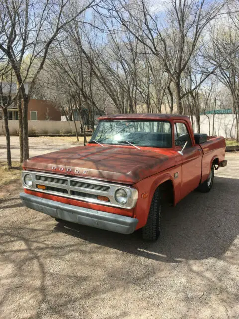 1970 dodge d100 sweptline short bed