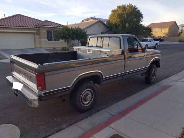 1986 ford f-250 xl 4wd