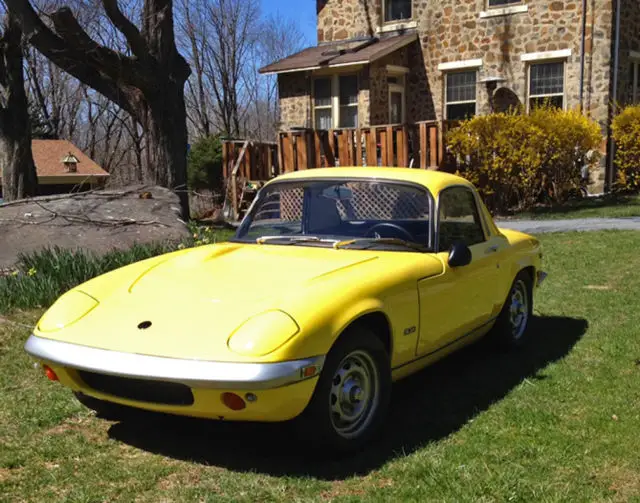 1968 lotus elan s4 se fhc, lotus yellow with black interior. excellent condition