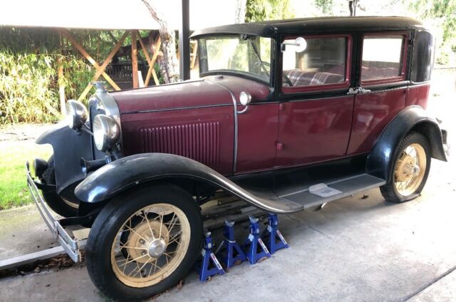 rare 1930 ford model a blindback sedan fordor real steel