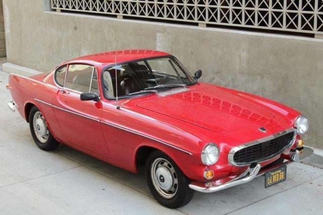 1966 volvo p1800s 76133 miles red coupe 4cyl manual