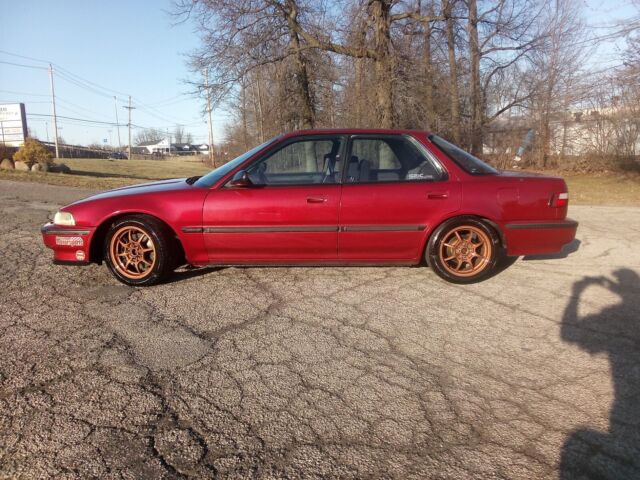 spotless 1990 acura integra ls sedan built road race hpde car rare and clean