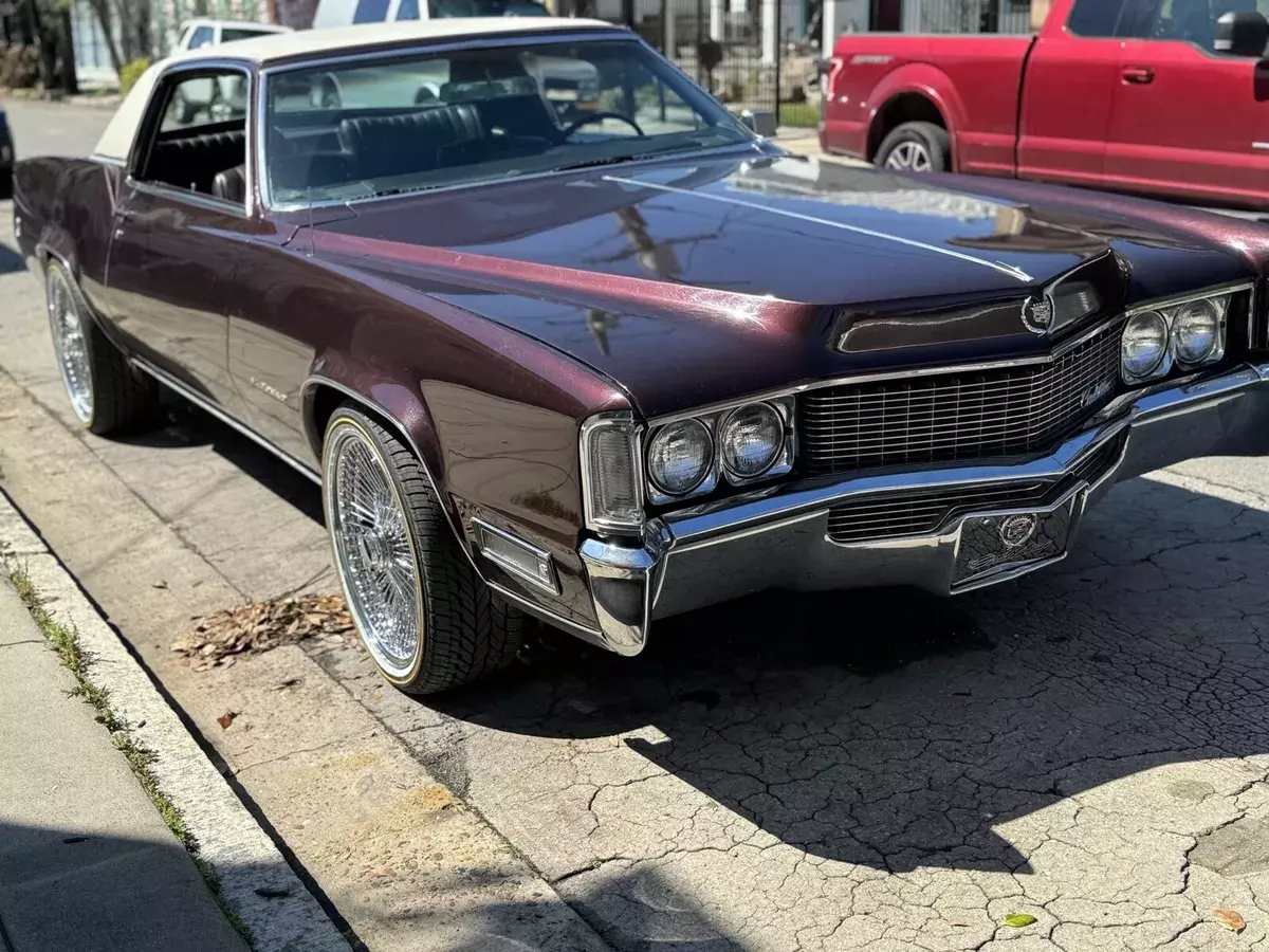1969 cadillac eldorado coupe purple touring