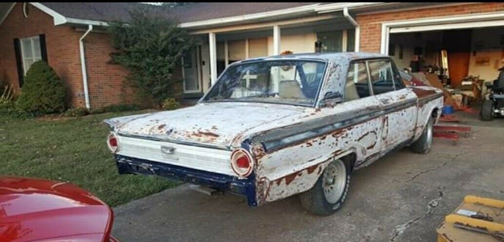 1963 ford fairlane white rwd automatic 500