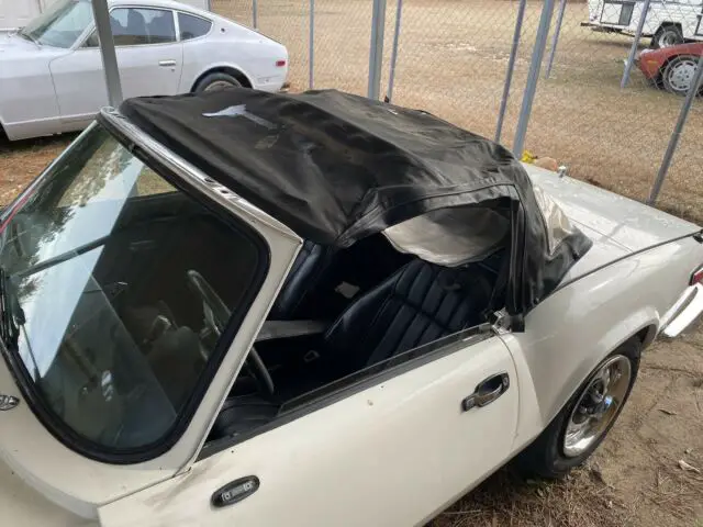 1978 triumph spitfire convertible white rwd manual