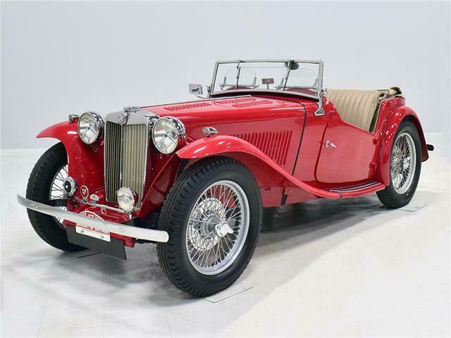 1946 mg tc 14092 miles red convertible manual
