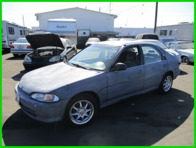 1993 honda civic lx used 1.5l i4 16v automatic sedan no reserve