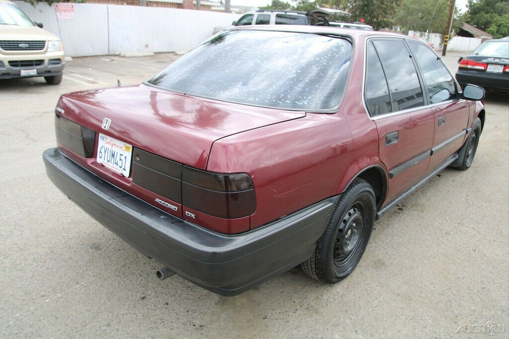 1991 honda accord dx sedan 5 speed manual 4 cylinder no reserve