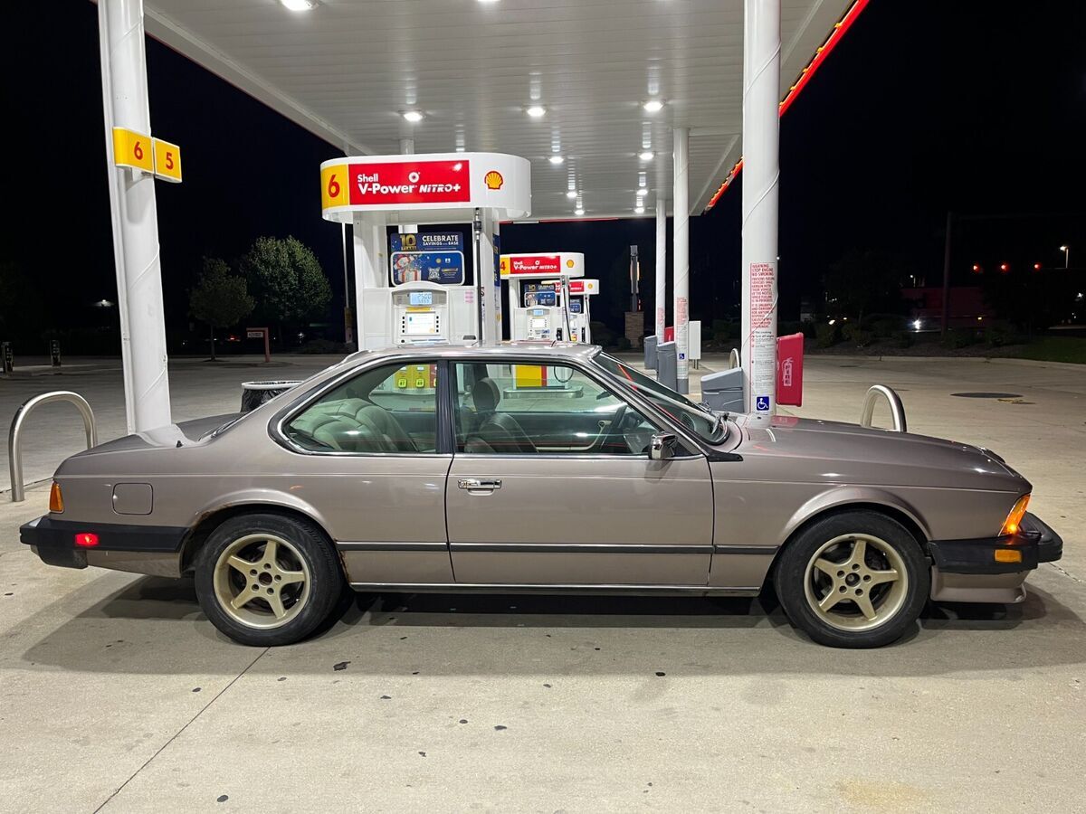 1987 bmw 635csi coupe 2-door 3.5l - 5 speed manual - luxor beige metallic