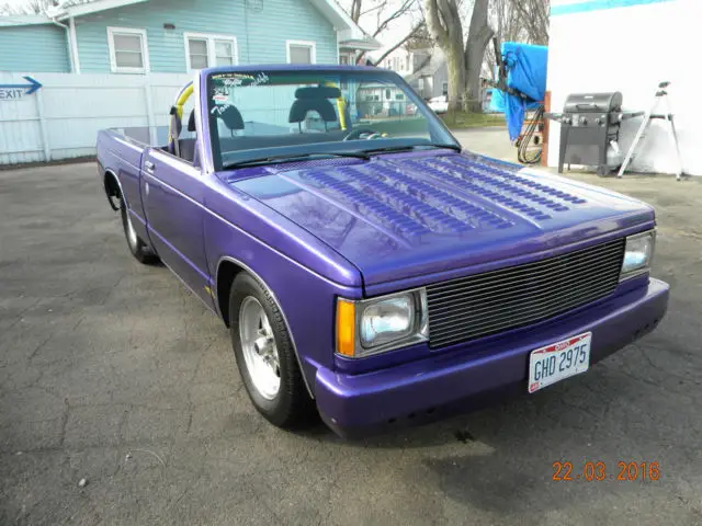 1984 chevy s-10 street legal pro street tubbed ,drop top custom b.i.n. price low