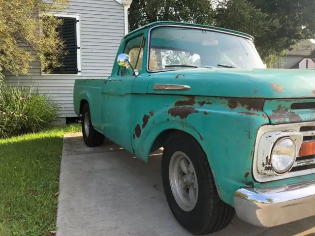 1962 f-100 (f100) short bed resto-patina rod