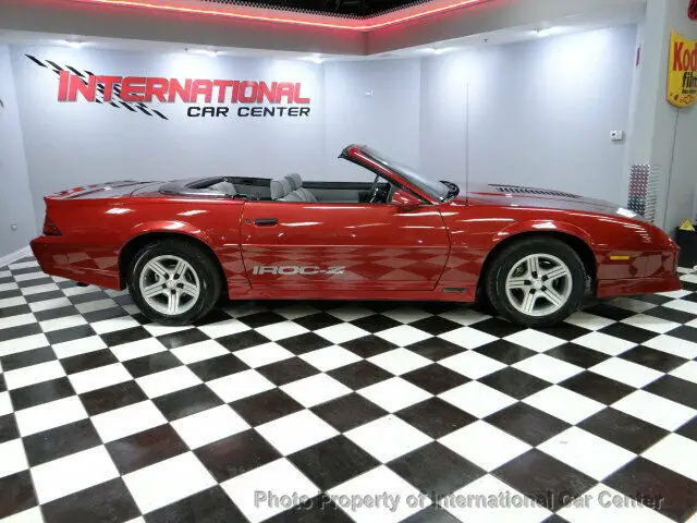 chevy camaro iroc-z convertible 5.0 tpi low miles new tires new top 1 of 3,940!