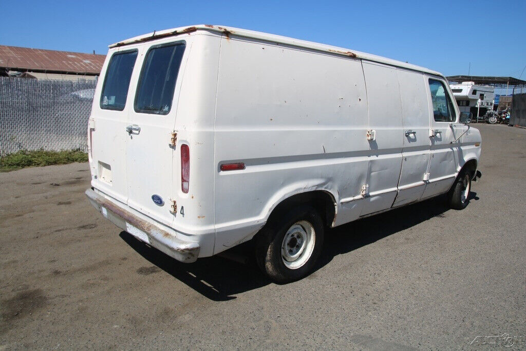 1987 ford econoline e-150 cargo van automatic 6 cylinder no reserve!