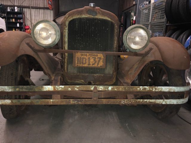 barn find 1927 pontiac landau sedan