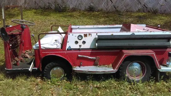 vw cushman fire truck buggy rod clown car
