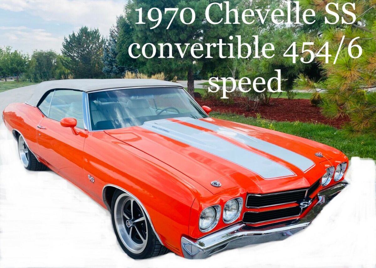 1970 chevrolet chevelle ss convertible coupe built 454/6speed borg warner