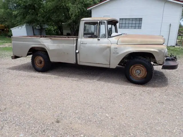 1965 international harvester 1200 pickup 4wd with winch & pto