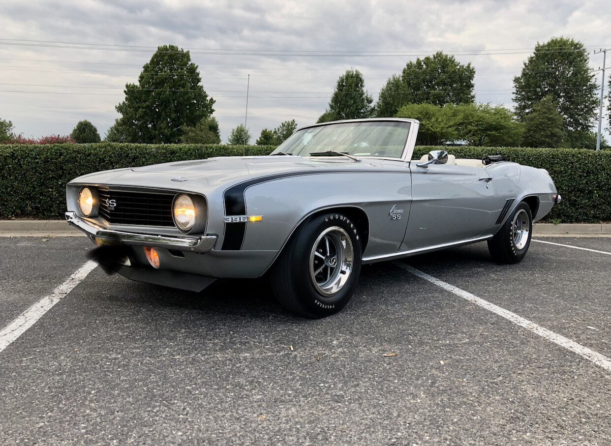 1969 chevrolet camaro ss convertible