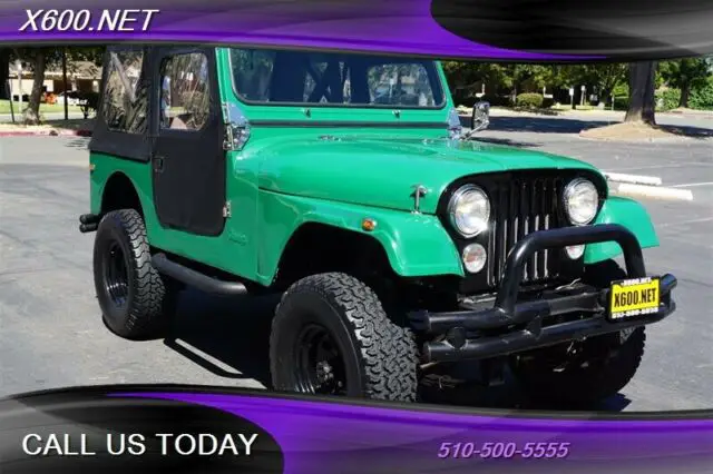 1977 jeep cj7 restored, green with 386 miles available now!