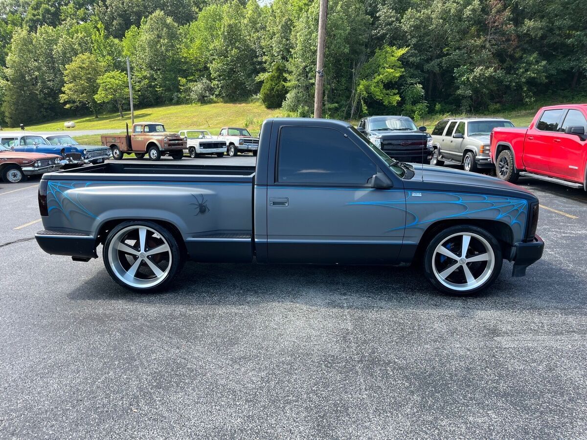 1989 gmc sierra pickup grey rwd automatic c1500