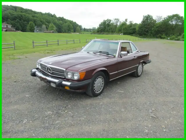 1987 mercedes sl 2 dr convertible 91k original 3 owner clean car fax