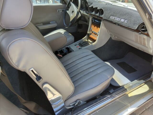 1982 mercedes 380sl series convertible gray with navy top and hardtop