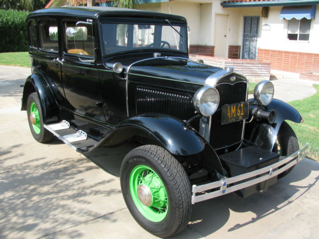 1931 model a four door slant sedan ready to drive anywhere