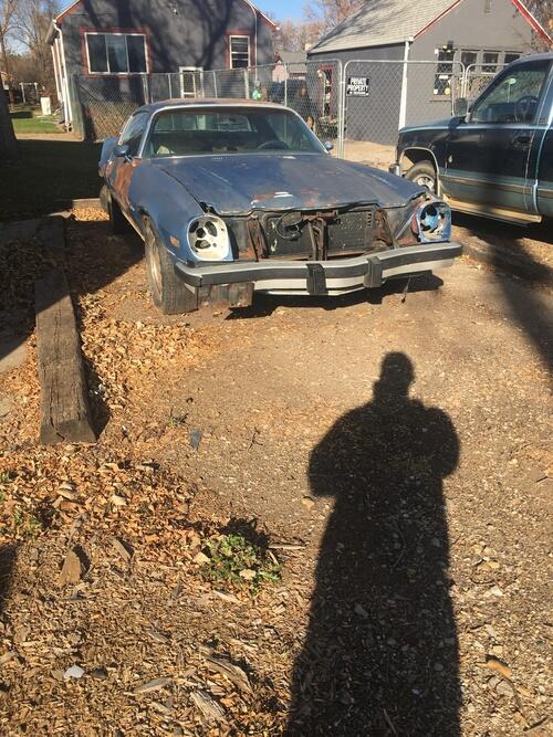 76 camaro project car has rust all over has been parked for years had it running